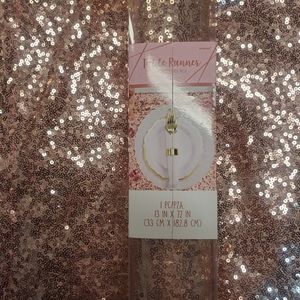 COPY - Nib rose gold sequin table runners 13x72 8 each or $30 for all 4